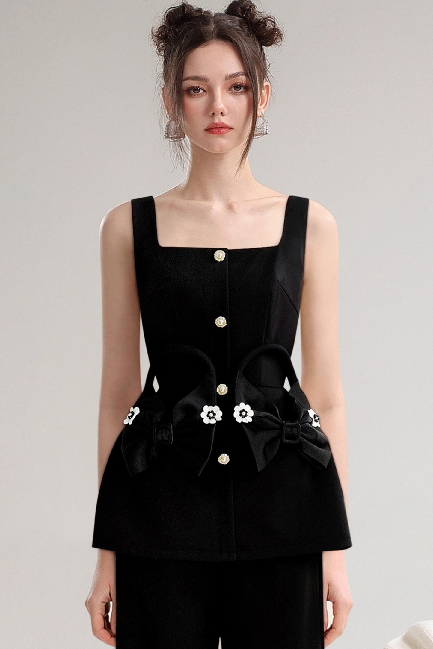 Fashion Wide Leg Pants Set-Up