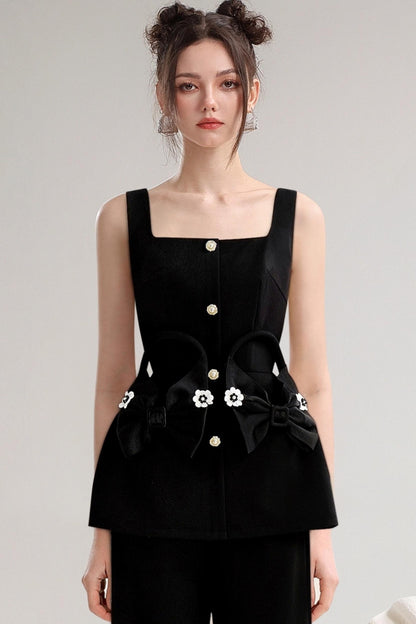 Fashion Wide Leg Pants Set-Up