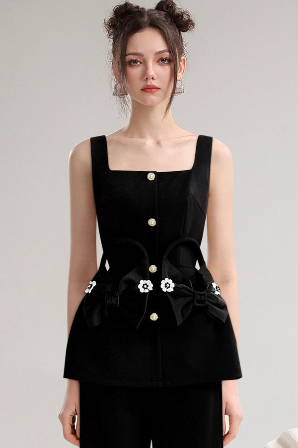 Fashion Wide Leg Pants Set-Up