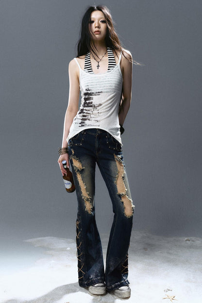 Layered Two-Tone Cami Top