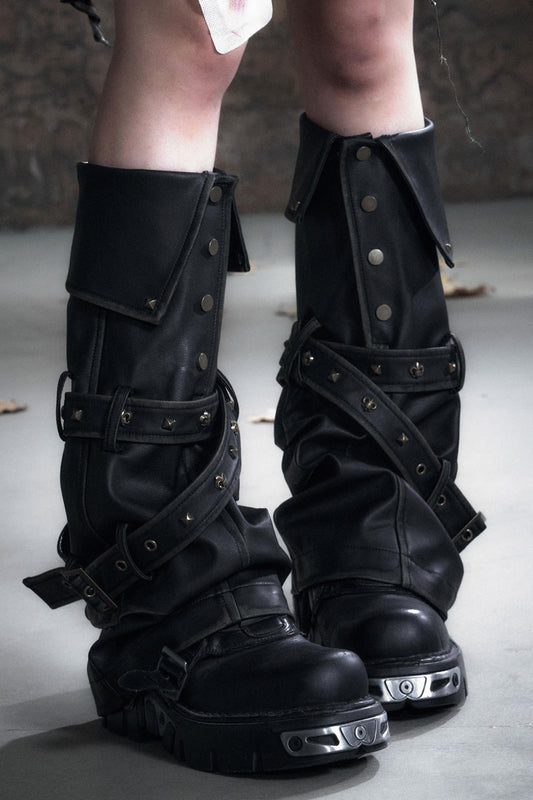 Polished Leather Boot Cover