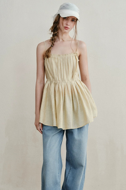 Romantic French Pleated Lace Dress