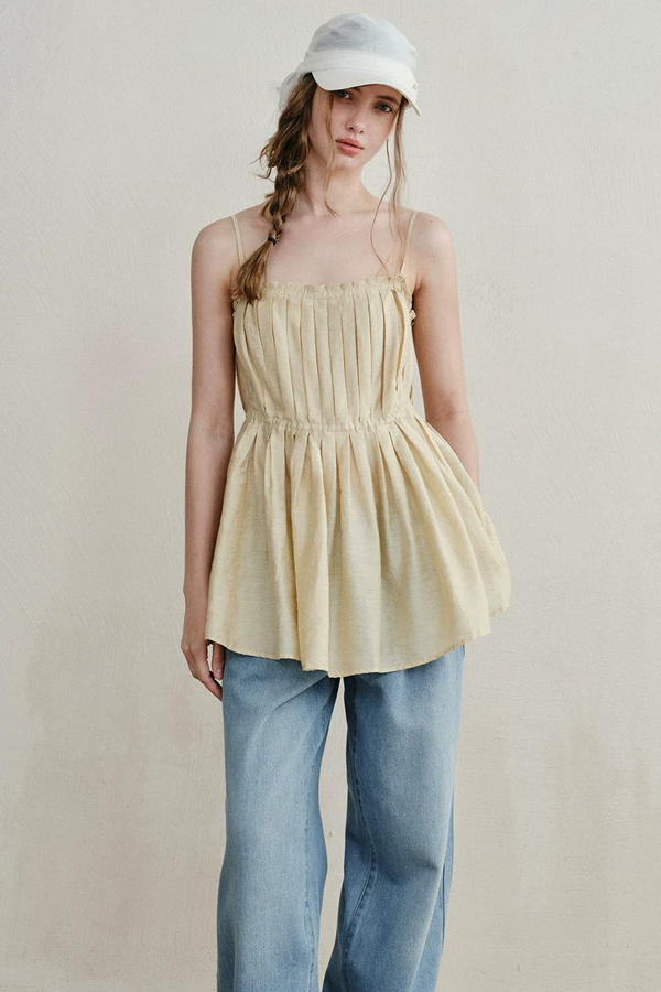 Romantic French Pleated Lace Dress