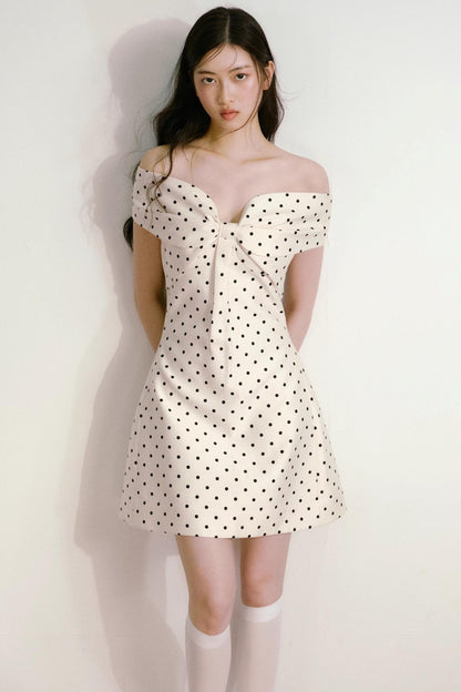 Polka Dot Bow Dress