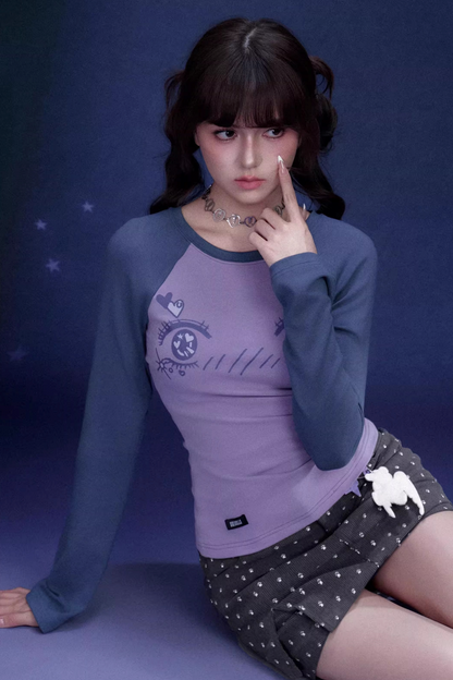 Manga Eye Raglan T-Shirt