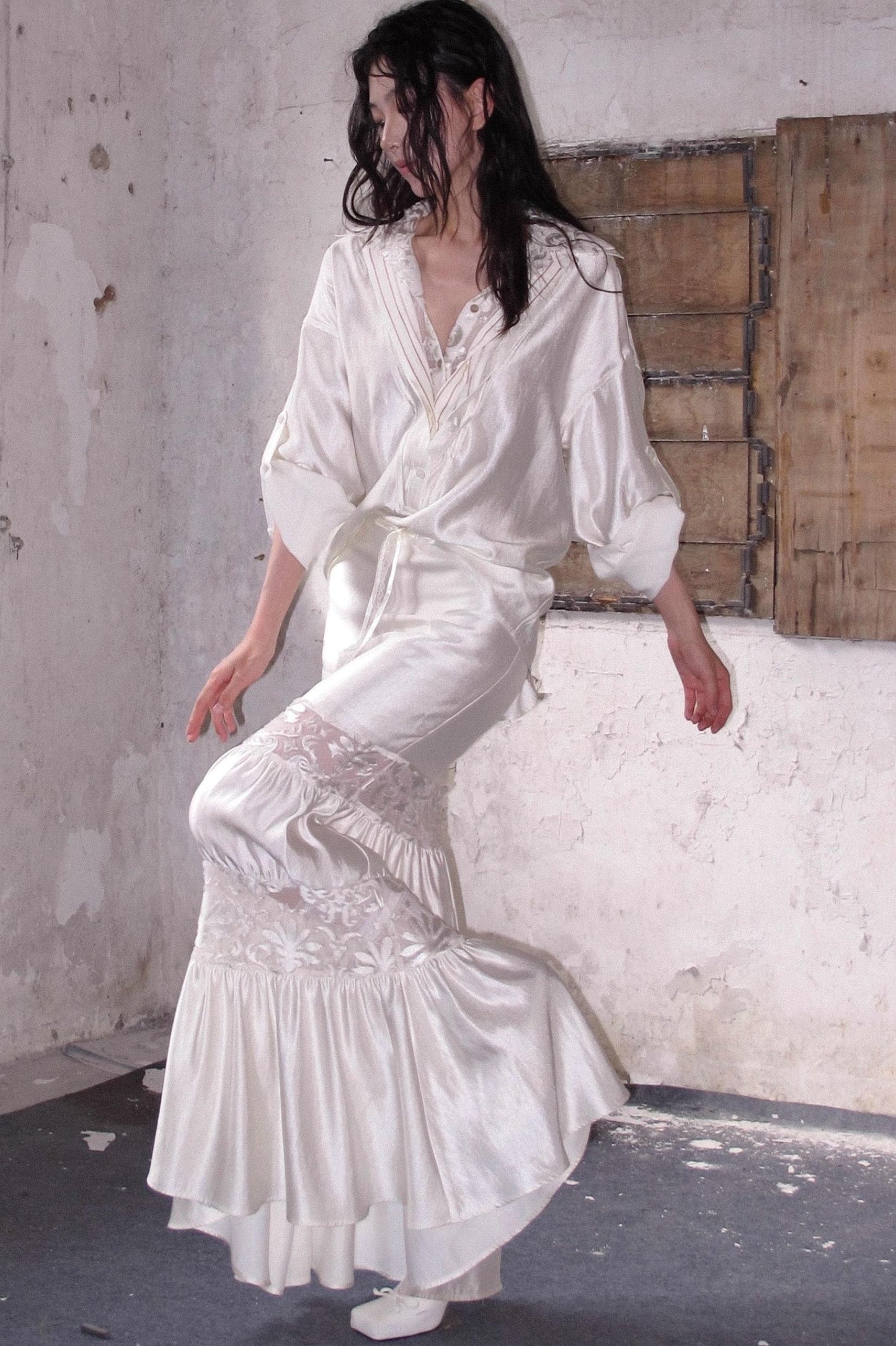 Patchwork Lace Mermaid Skirt