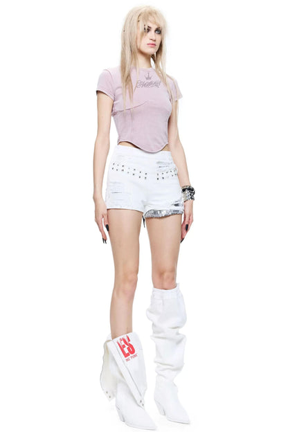 Millennium Punk Rhinestone Blouse