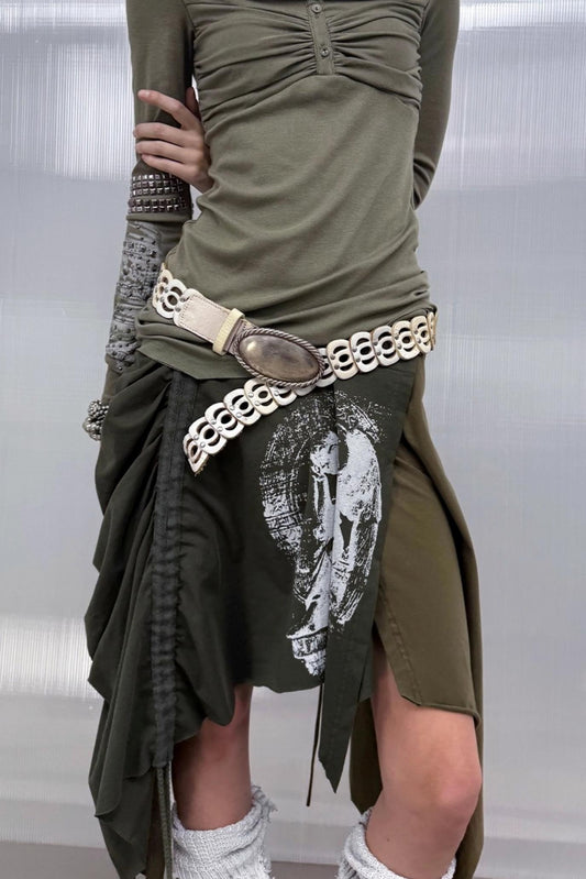 Autumn Original Fringe Wrap Skirt