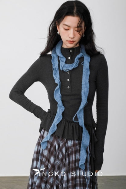 Smoke Gray Deconstructed T-shirt