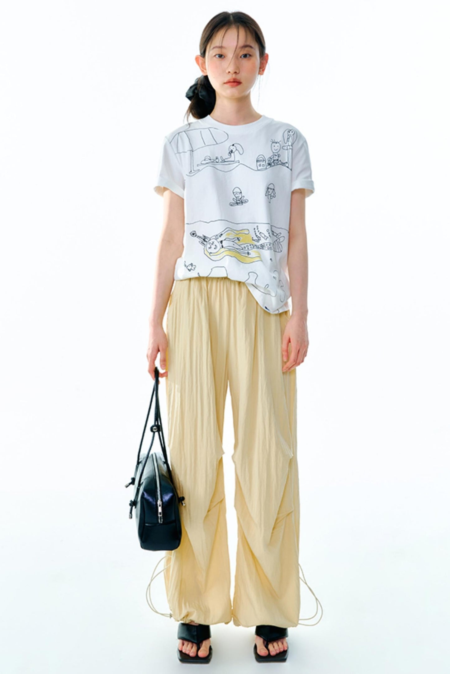 Mountain Chill Pleated Sweatpants