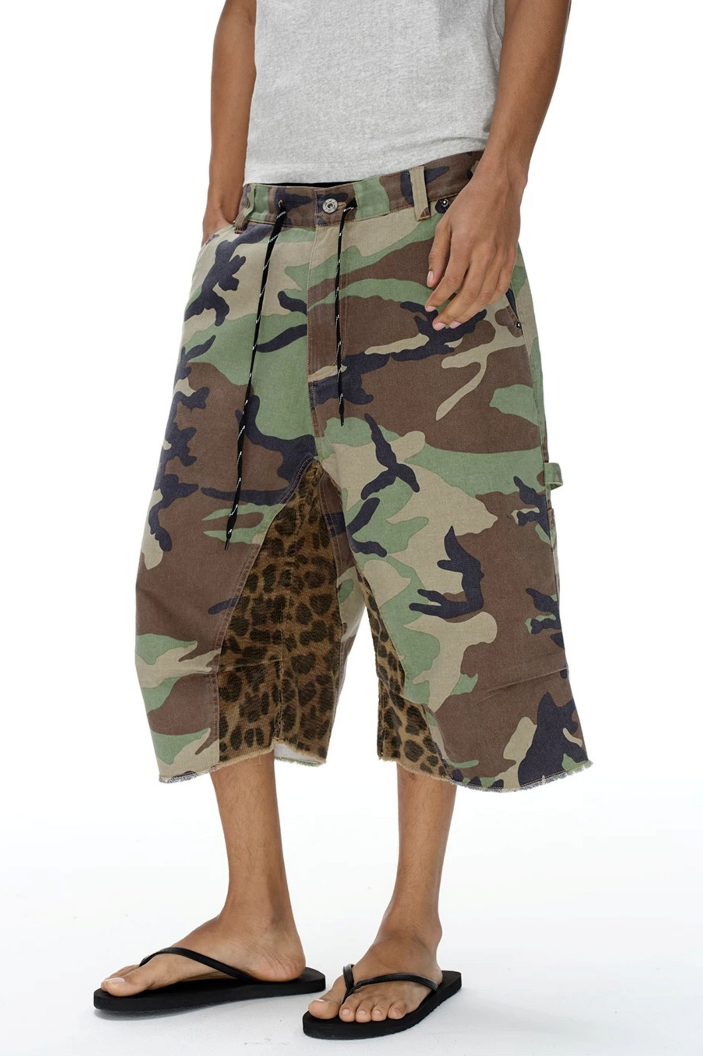 Patchwork Camouflage Shorts