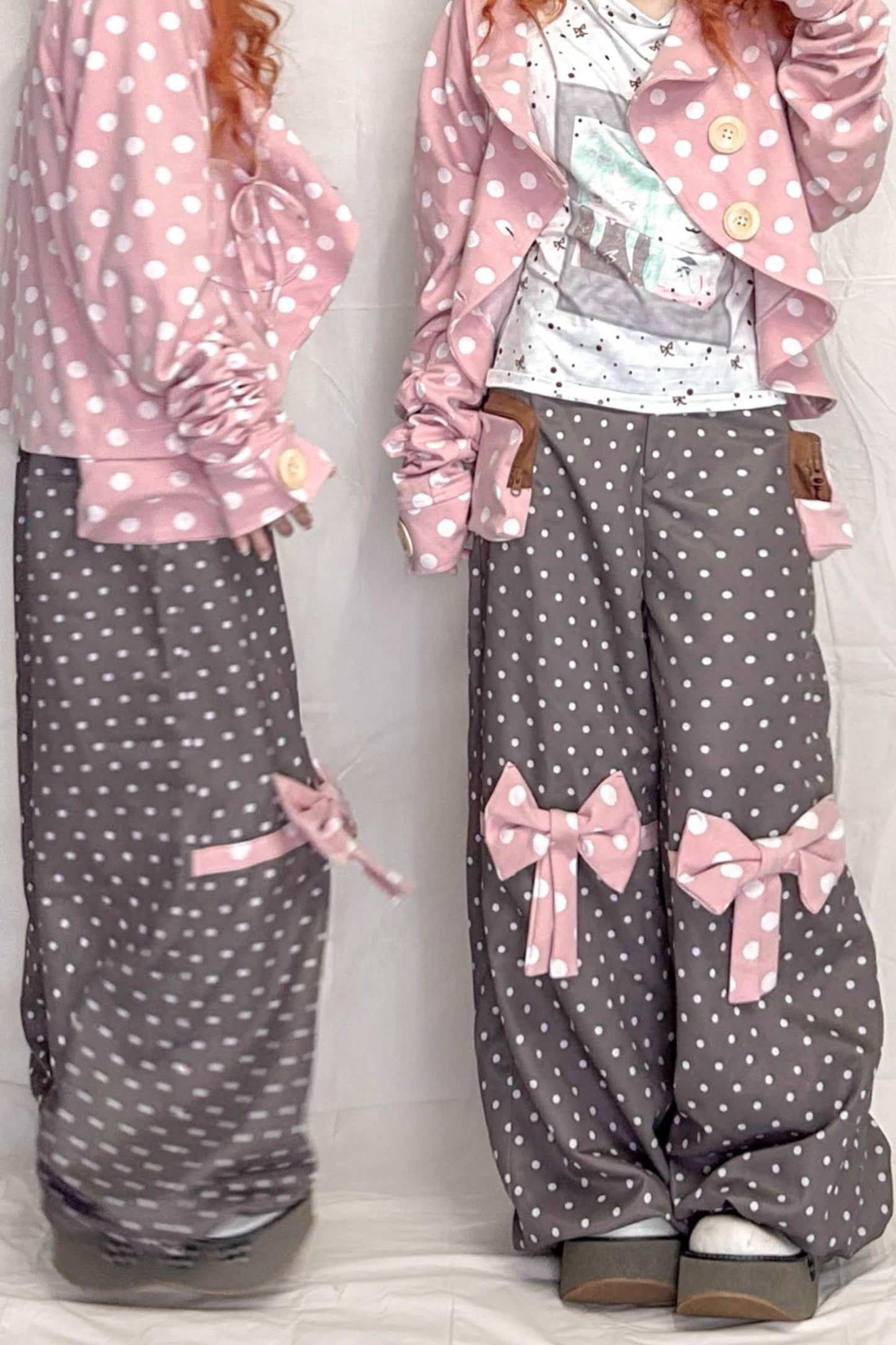 Polka Dot Loose Trousers