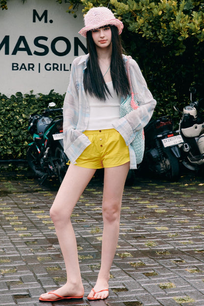 Sweet Checkered Shirt Jacket