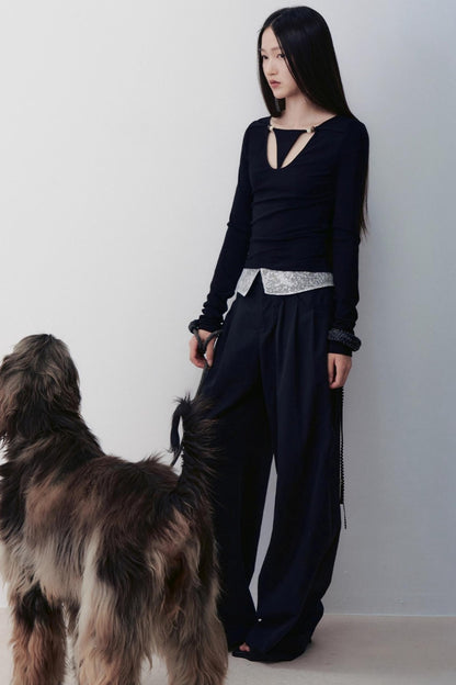 Dream Lace Wide-Leg Pants