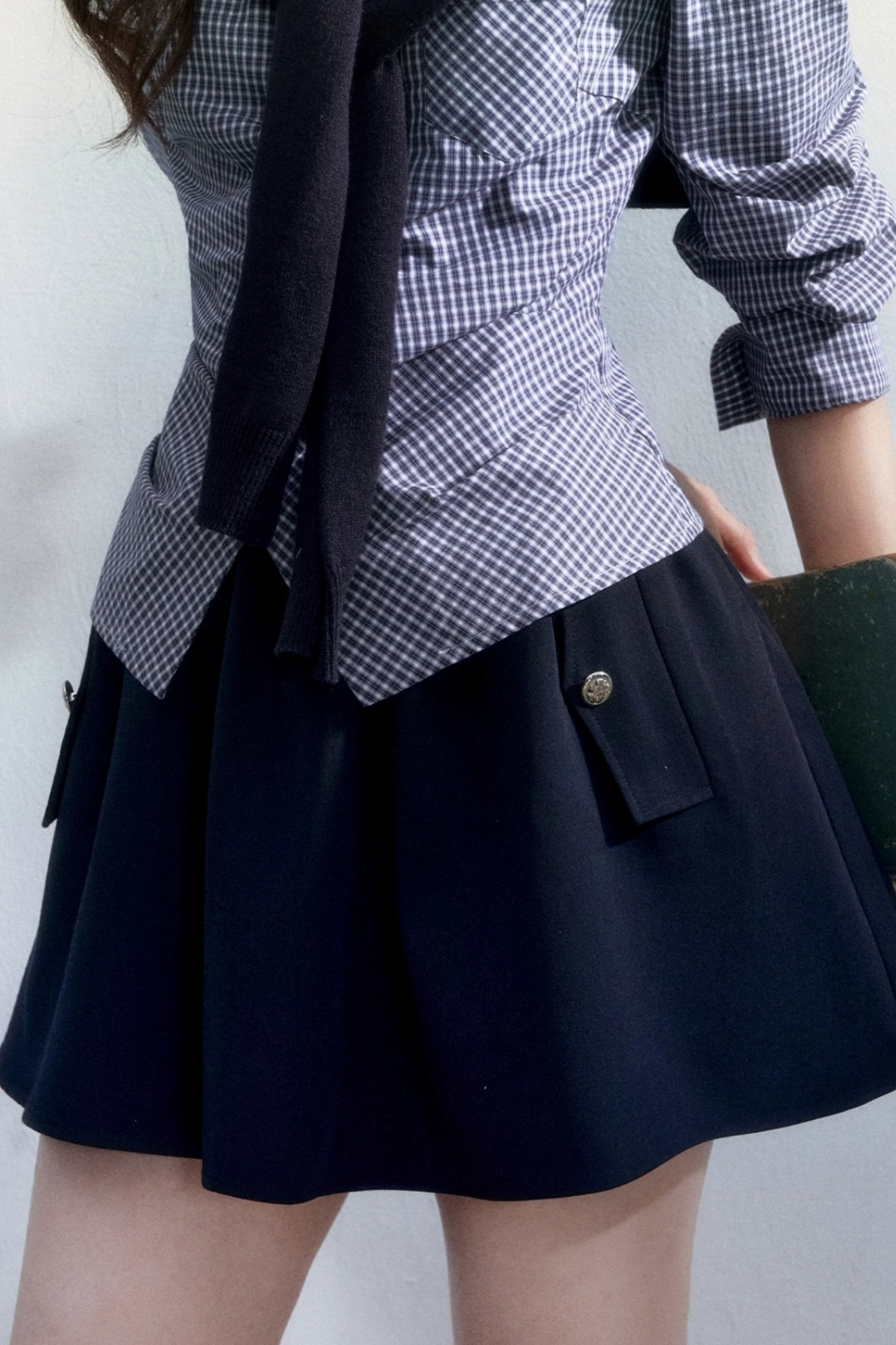 Korean Academy A-Line Skirt