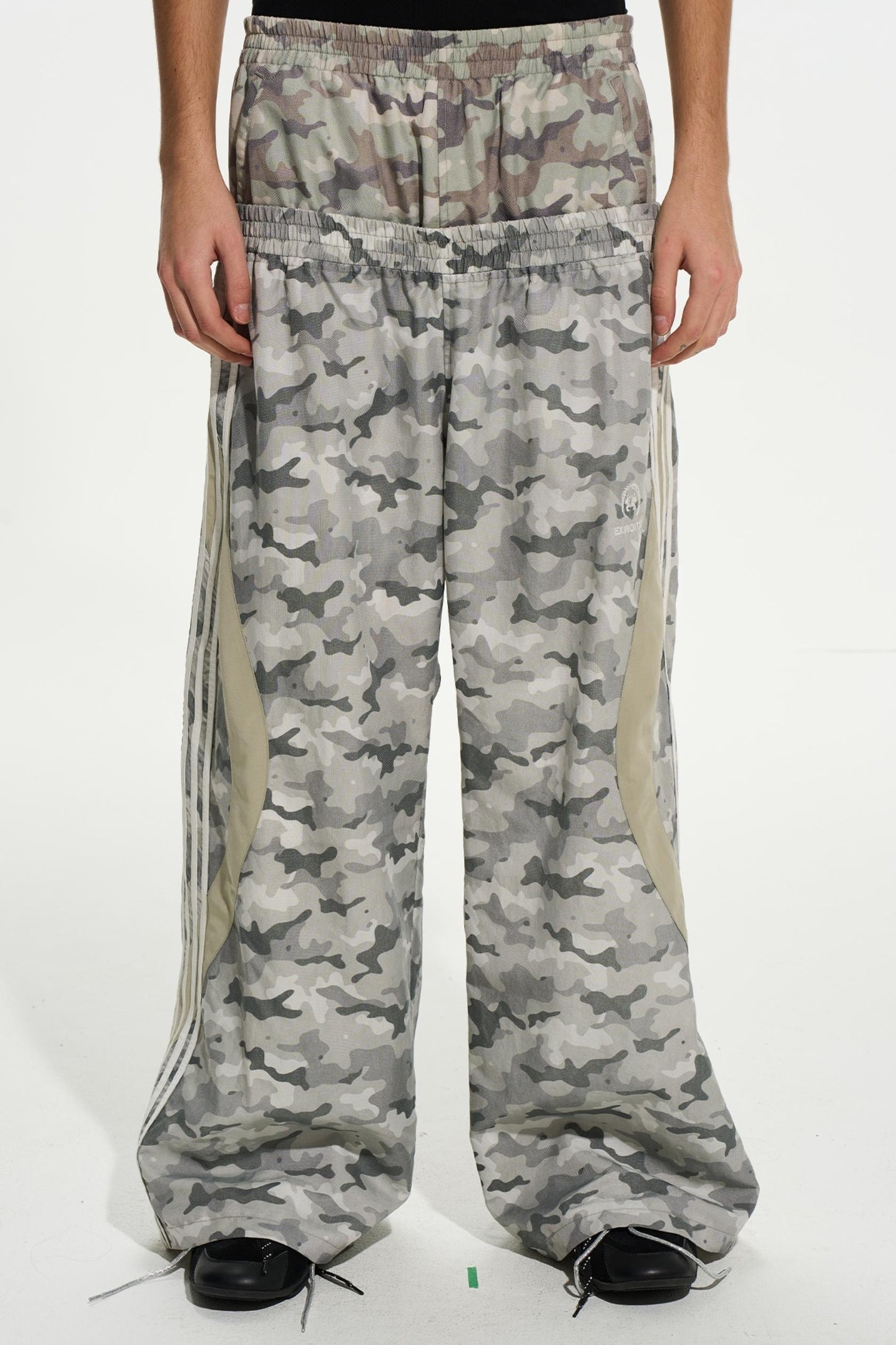 Double-Waist Camouflage Pants