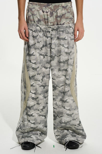 Double-Waist Camouflage Pants