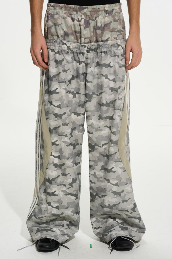 Double-Waist Camouflage Pants