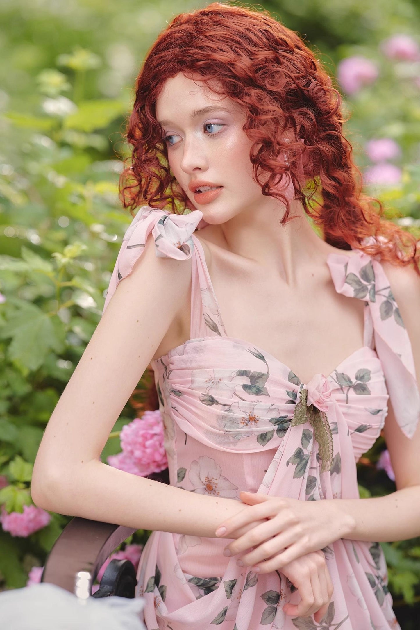 Gardenia Tea Floral Dress