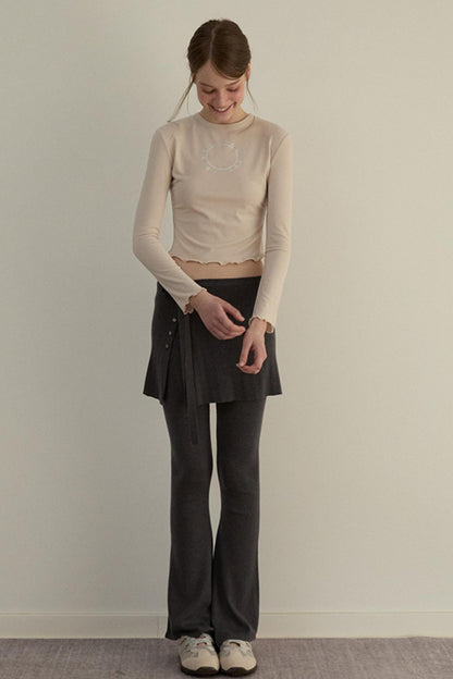 Star River Lace Sleeve Top