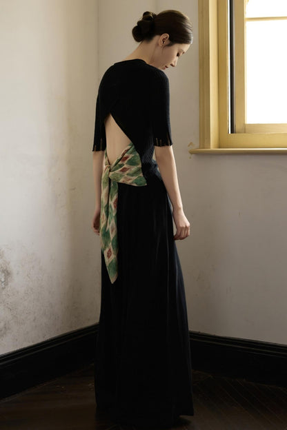 Black Wide-Leg Pants