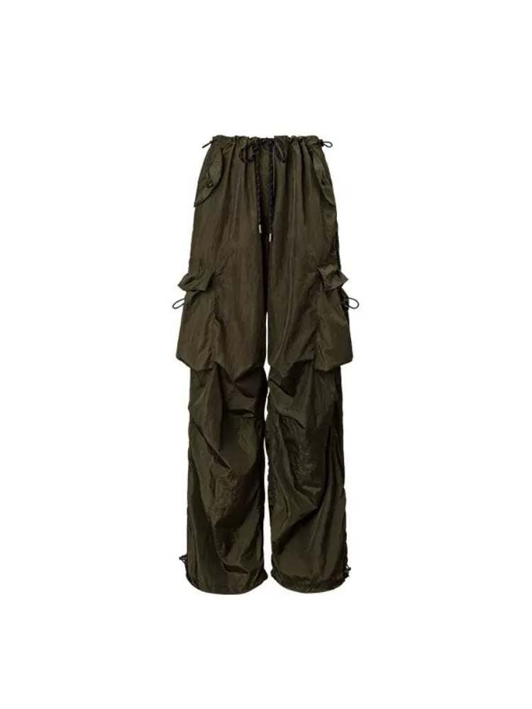 American Retro Parachute Cargo Pants