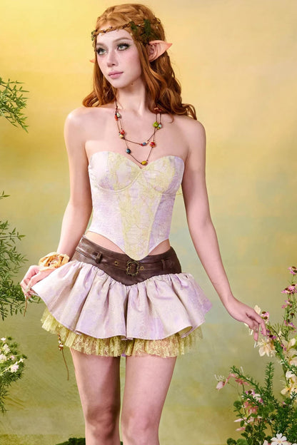 Elf-Inspired Low-Waist Skirt