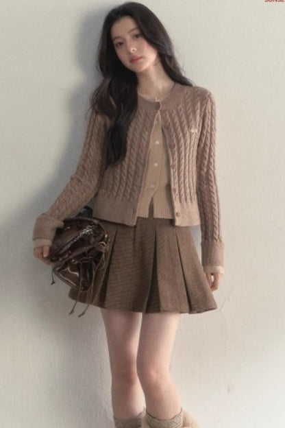 Fake Two Gentle Knit Sweaters