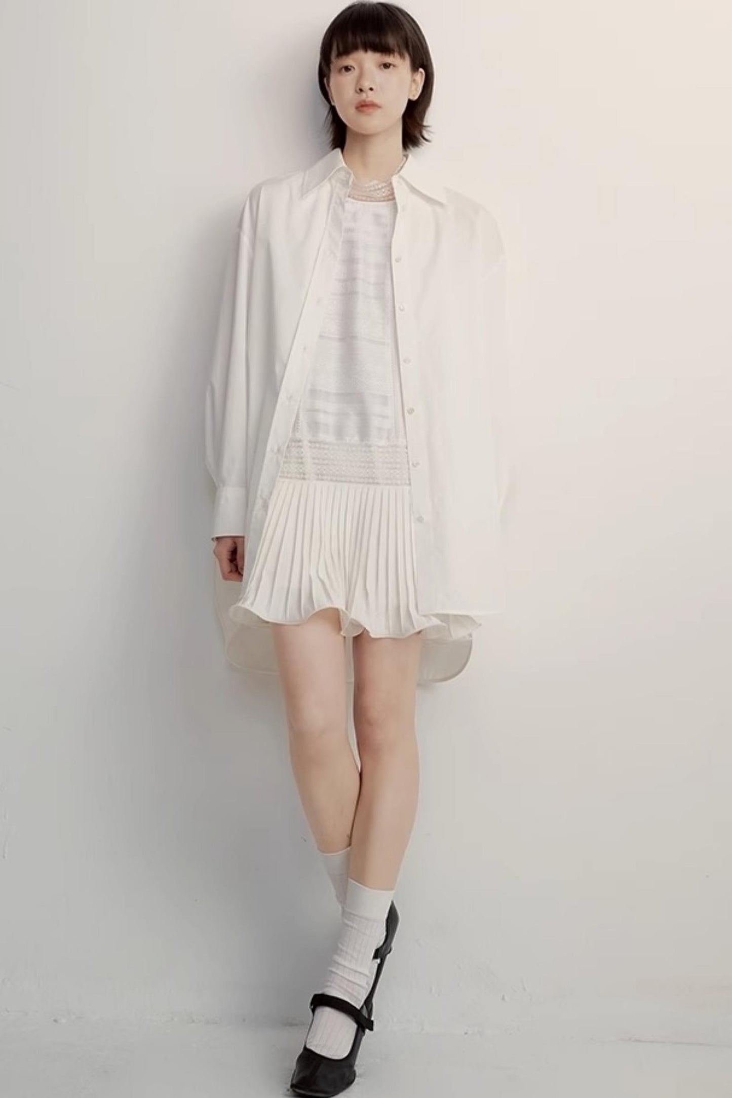 White Boyfriend Shirt