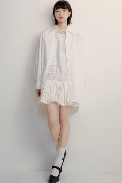 White Boyfriend Shirt