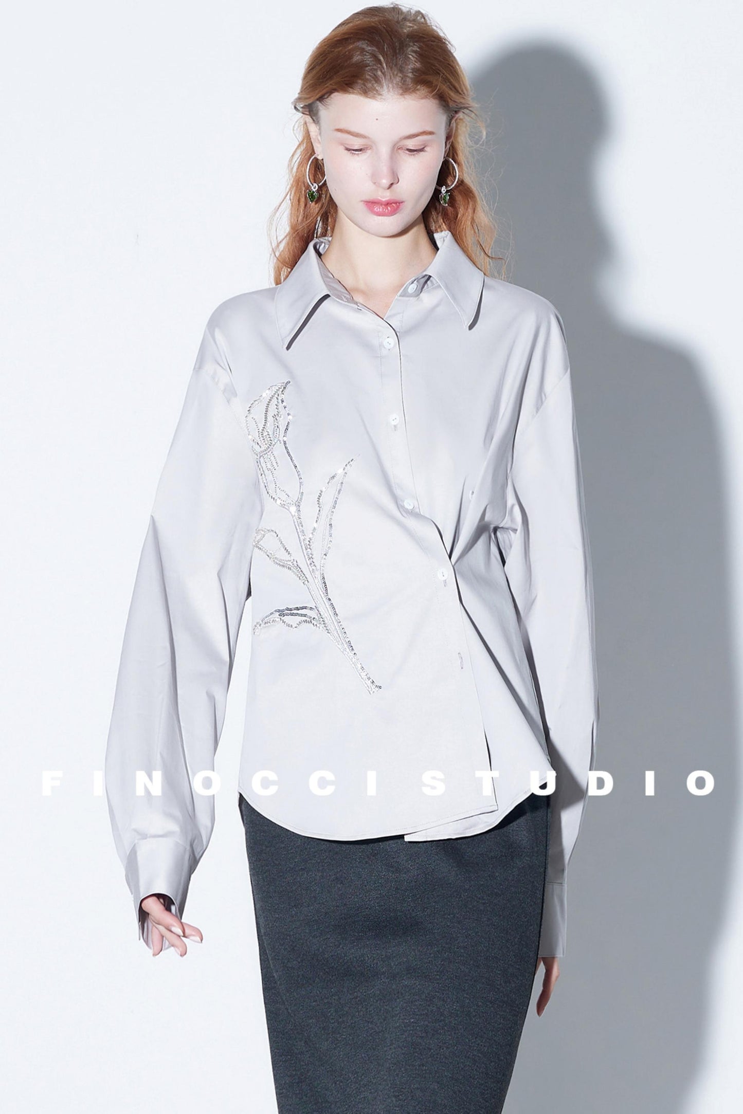 Sophisticated Hand-Embroidered Shirt