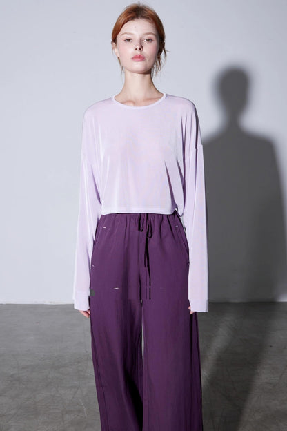 Autumn Silky Knitted T-shirt