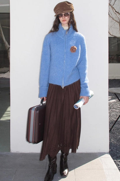 Alpaca 3D Flower Sweater