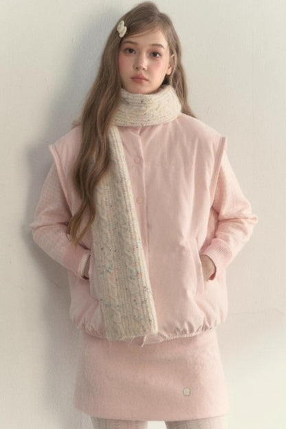 Vintage Wool Dot Scarf