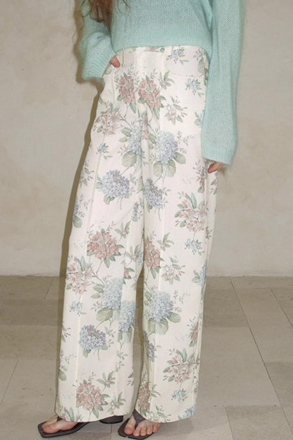 Fig Leaf Straight-Leg Pants