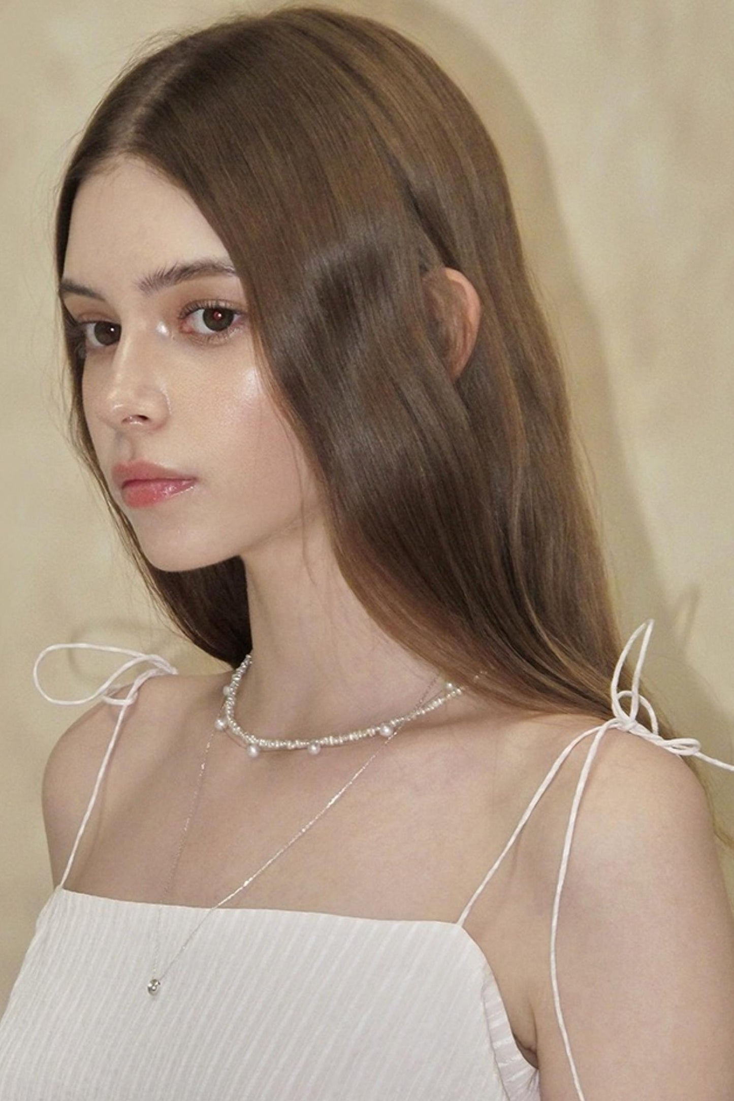 Mermaid Pearl Clavicle Necklace