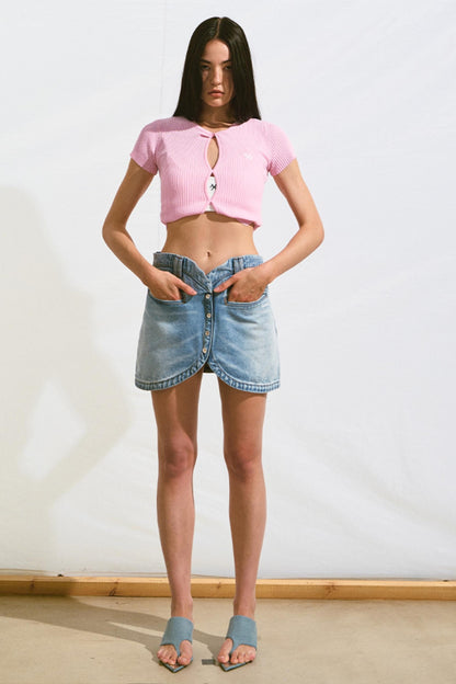 Hollow Knit Cardigan