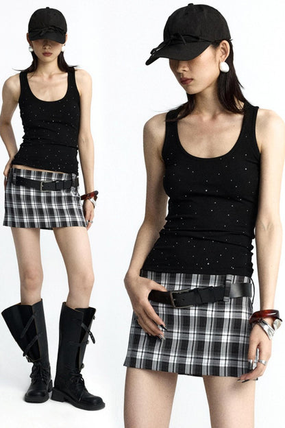 Starry Diamond Slim Racer Vest