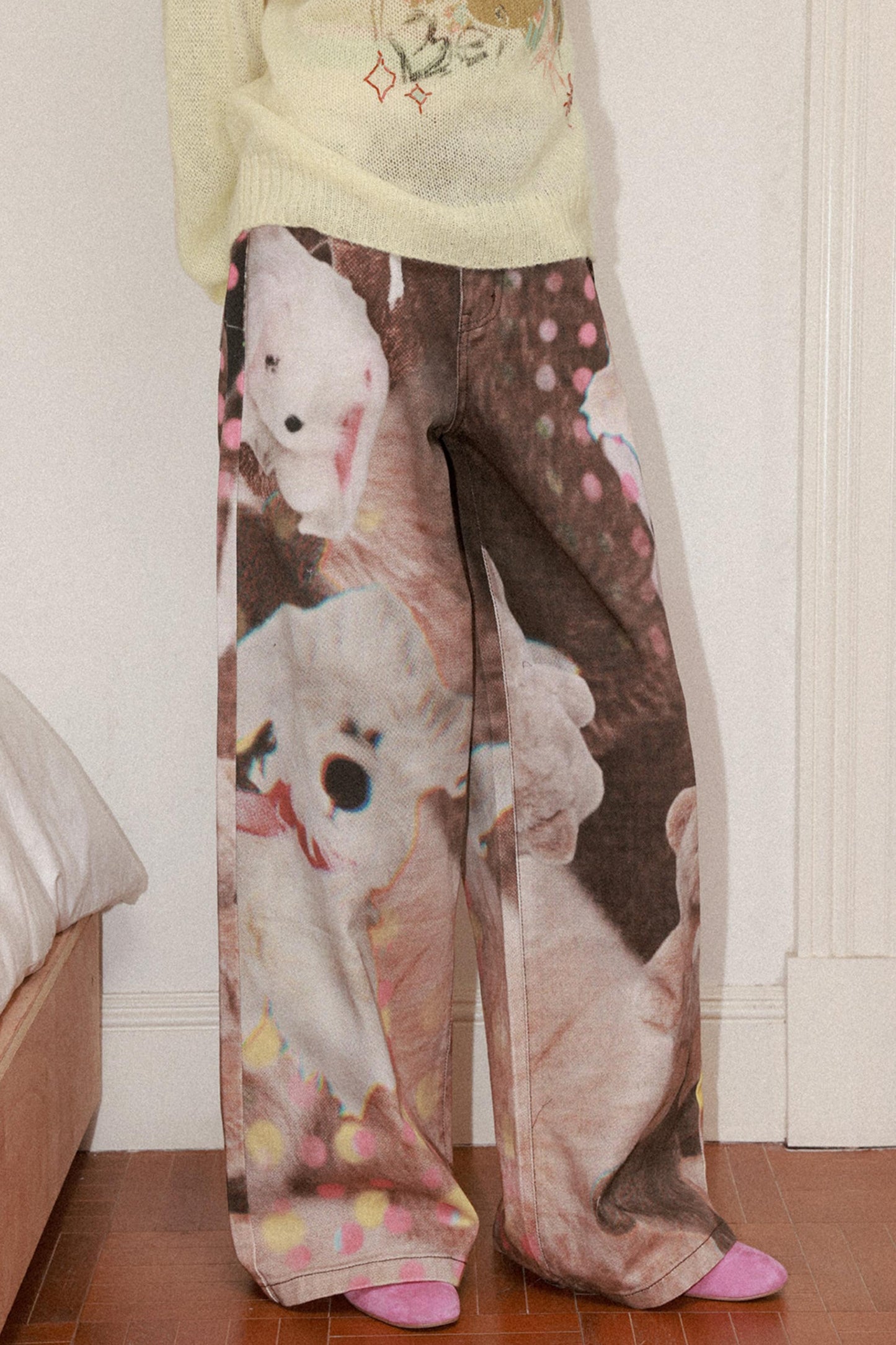 Doll Club Wide-Leg Jeans