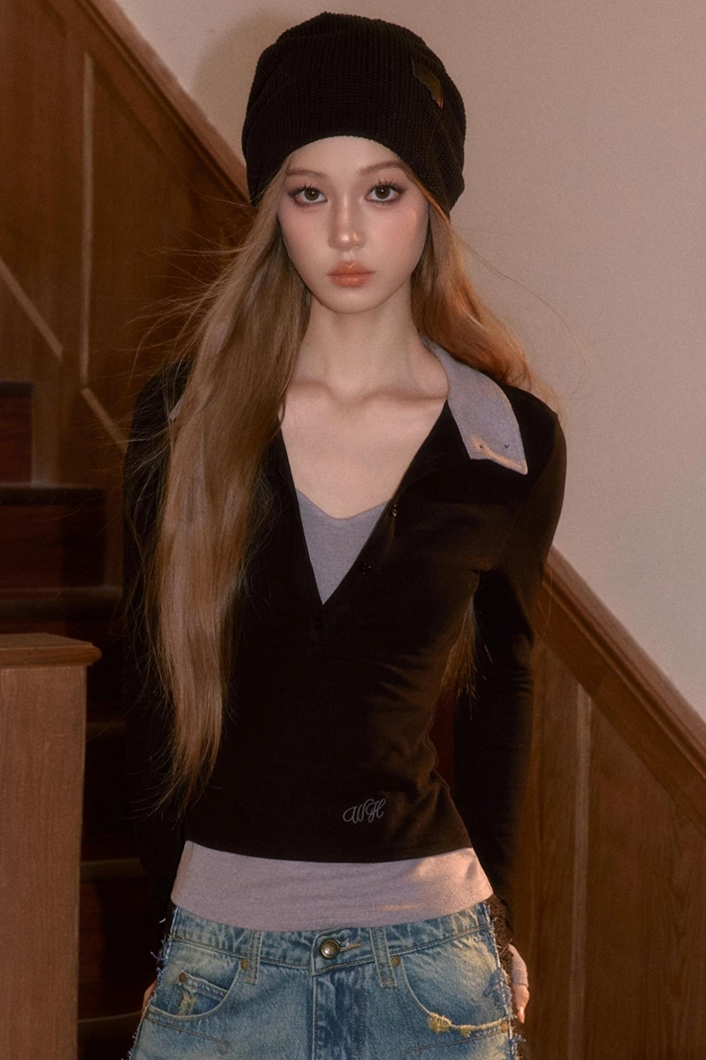 Color-Block Two-Piece T-Shirt