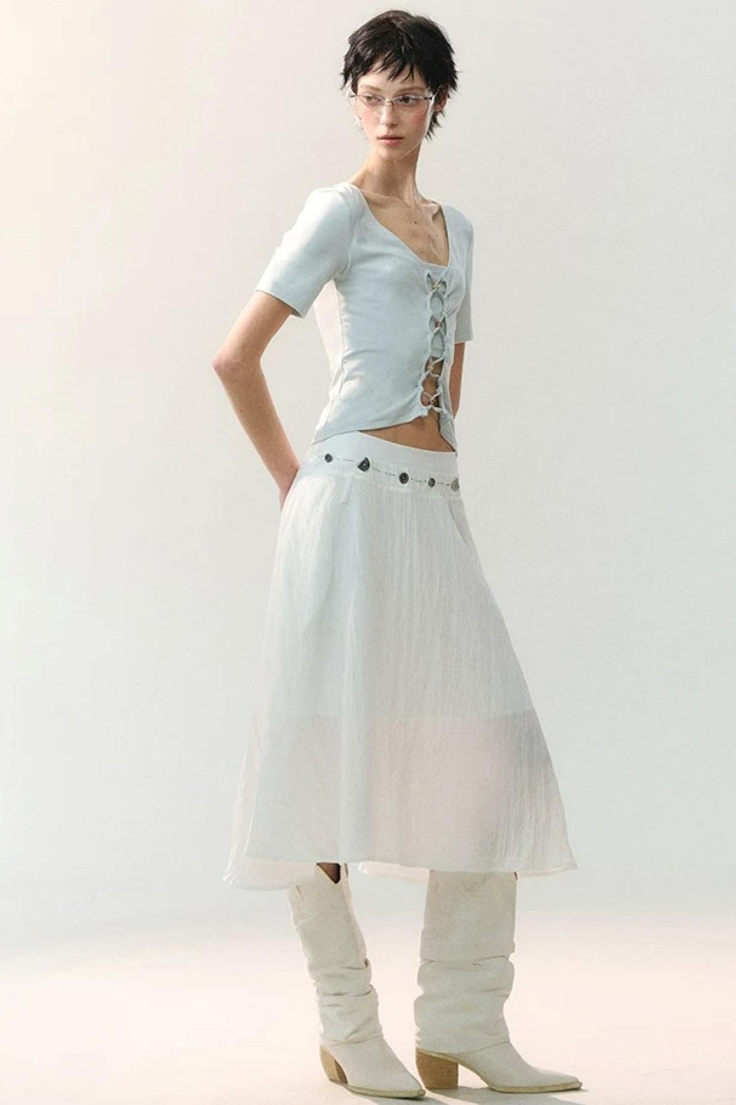 Deconstructing Era A-Line Skirt
