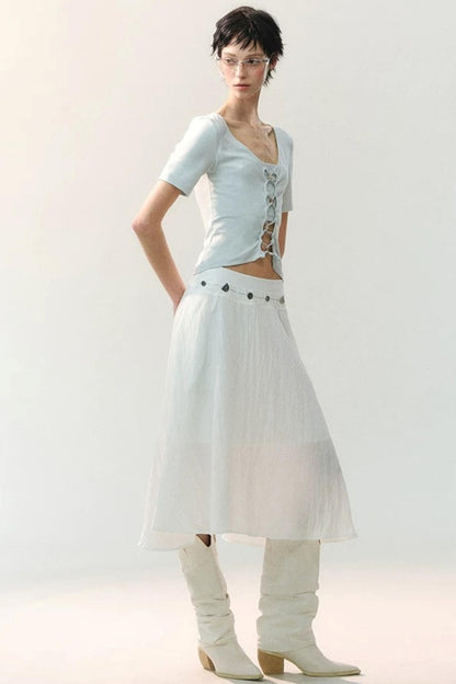 Deconstructing Era A-Line Skirt
