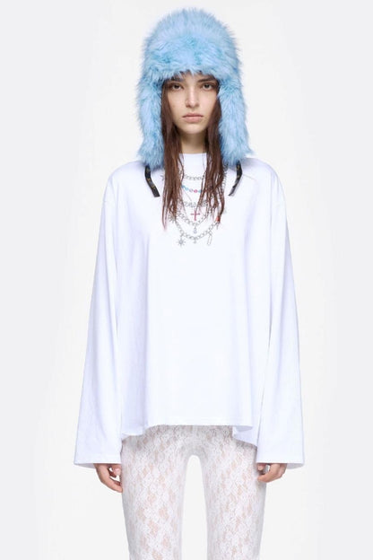 Necklace Print Long Sleeve T-Shirt