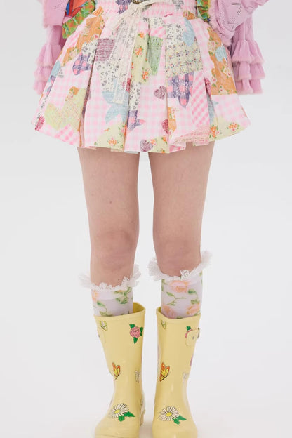 Pink Lace Cardigan Set-Up