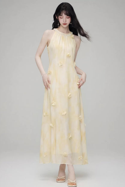 Three-Dimensional Floral Dress