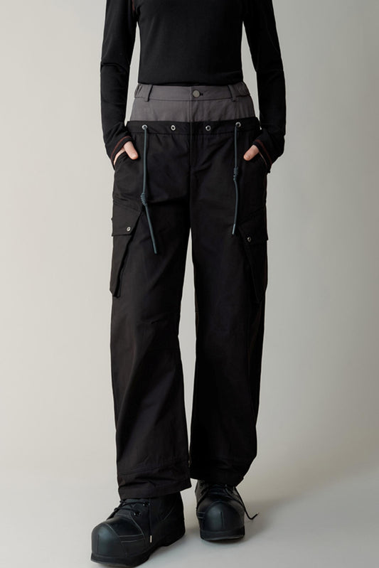 Casual Double-Waist Cargo Pants