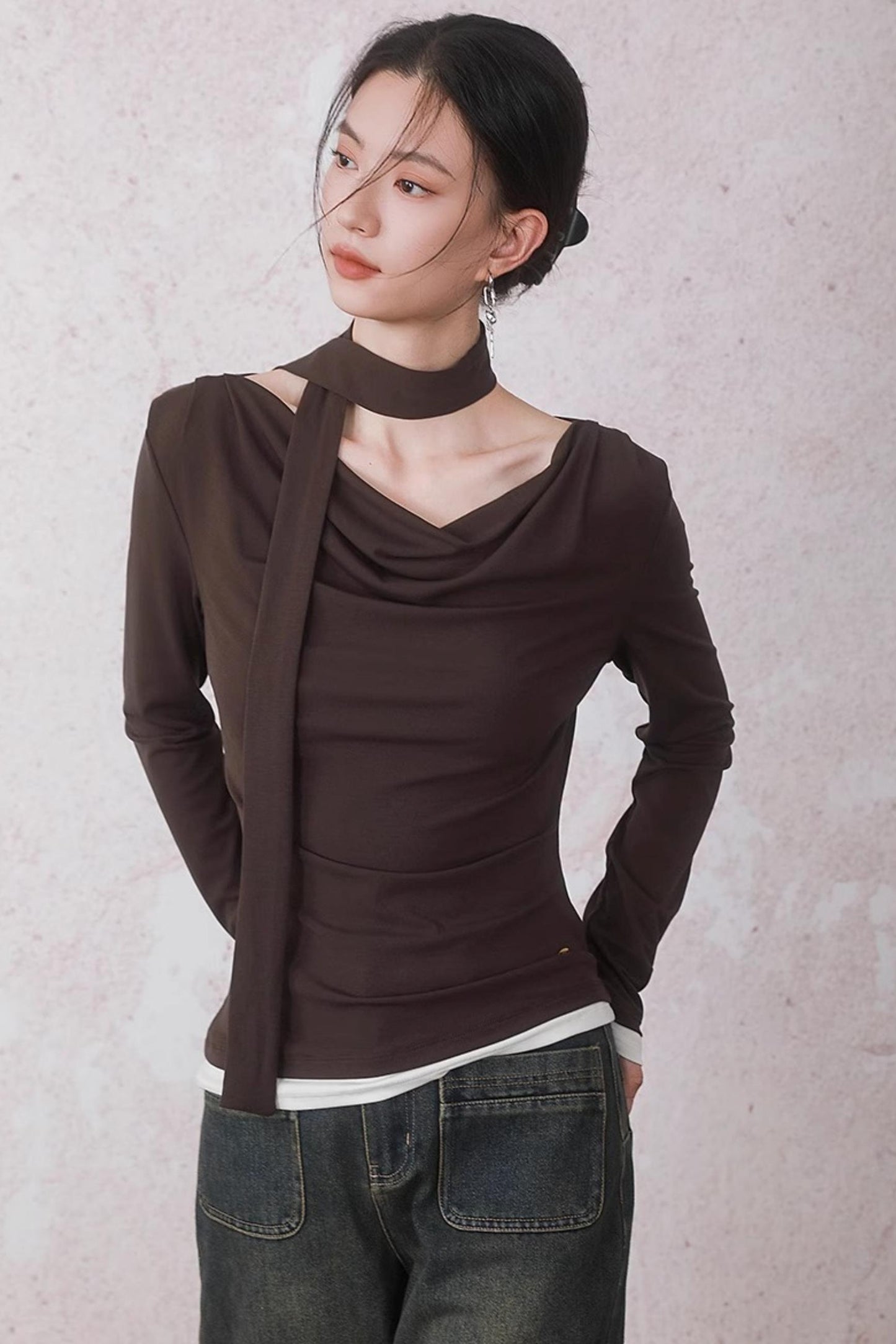 Swing Collar T-Shirt