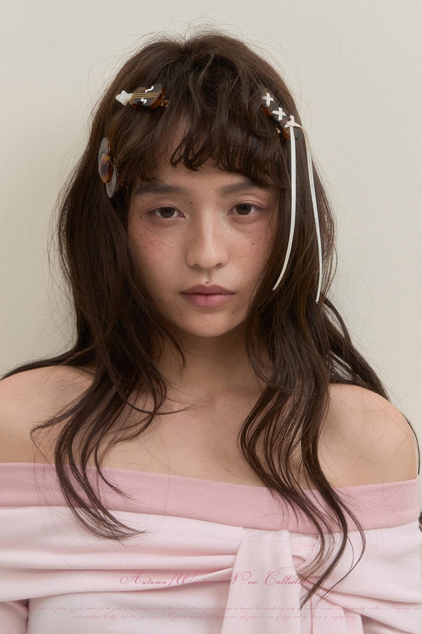 Acrylic Ballet Hair Clips