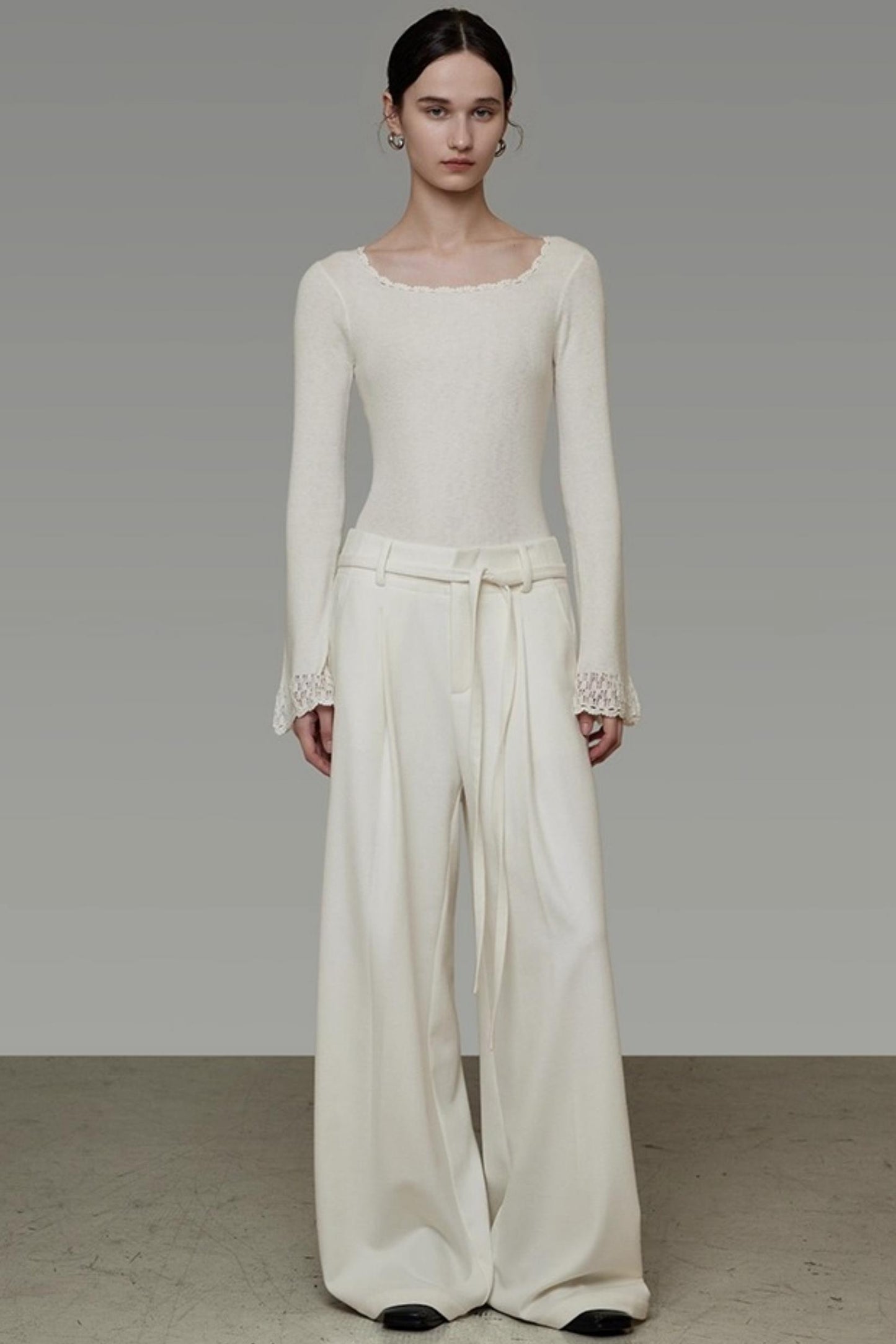 Drapey Wide-Leg Pants