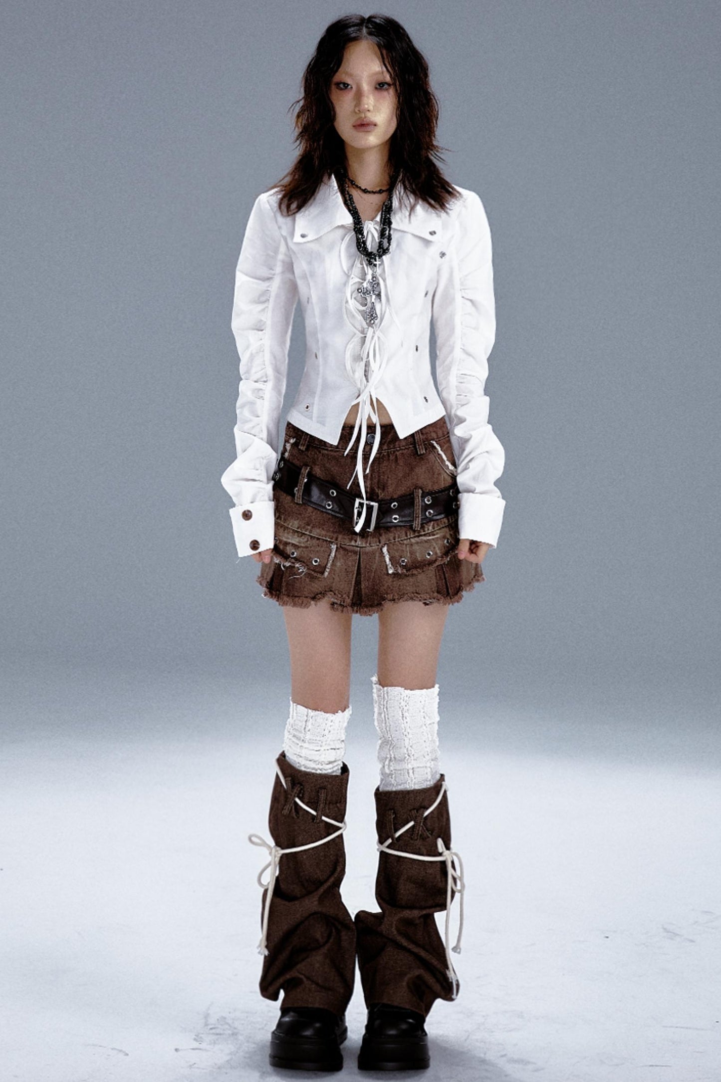 Spring Silhouette White Shirt